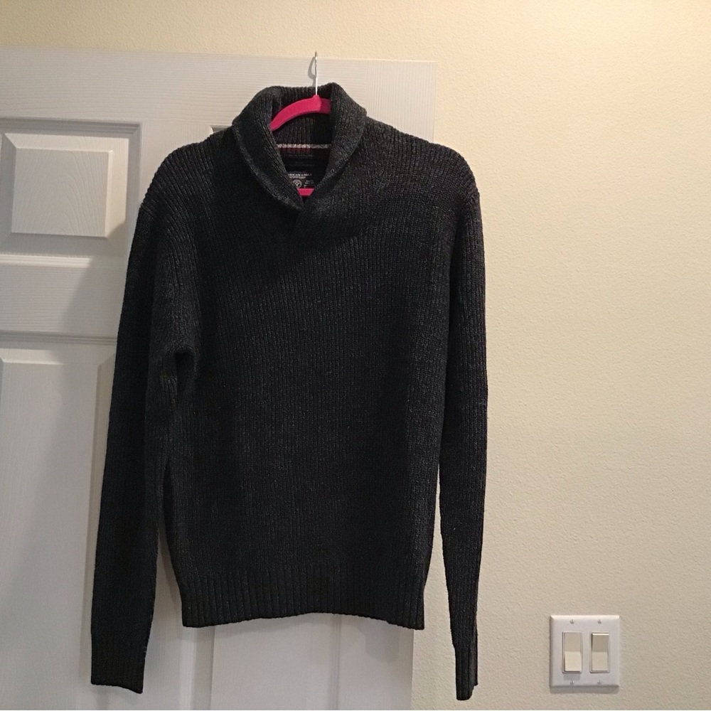 American Eagle Outfitters Gray Turtleneck Sweater
